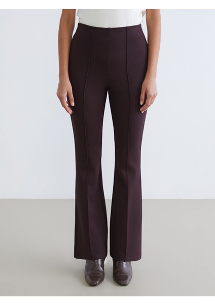 Yeni Sezon Beli Lastikli Ispanyol Paça Kadın Pantolon fiyatları