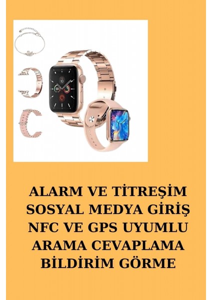 Powerbank Özellikli Bluetooth Kulaklık ve Nabız Ölçer Akıllı Saat Bileklik Hediyeli modelleri