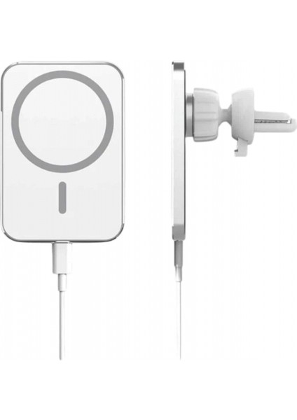 Kablosuz Şarj Aleti Magsafe Araç Içi Manyetik Şarj 15W Ios Uyumlu modelleri
