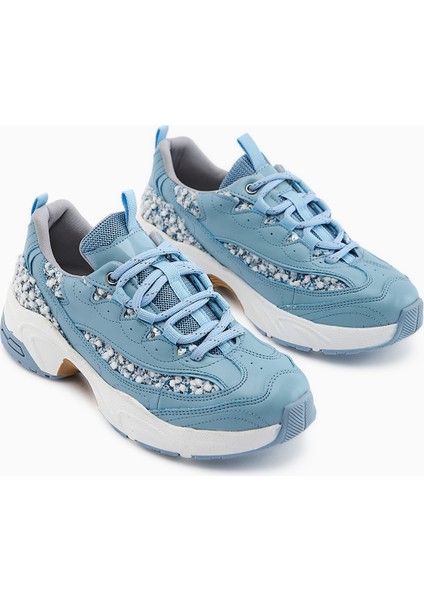 Rozhin Mavi Kalın Taban Kadın Spor Ayakkabı modelleri