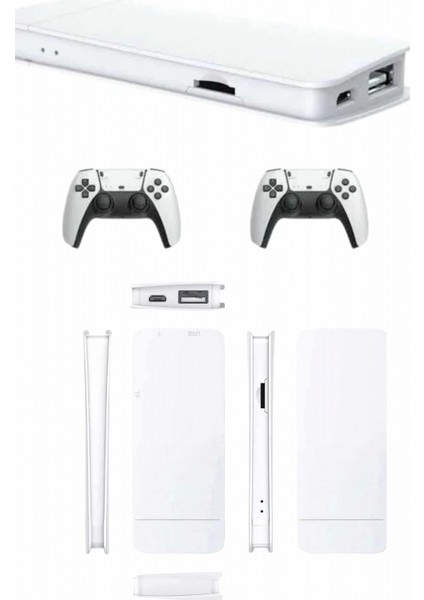 3D Çift Oyun Kollu 4K Hd Ekran Nostaljik 20.000 Oyunlu Beyaz Game Box modelleri