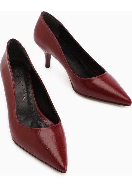 Flora Bordo Stiletto Kadın Topuklu Ayakkabı indirimleri