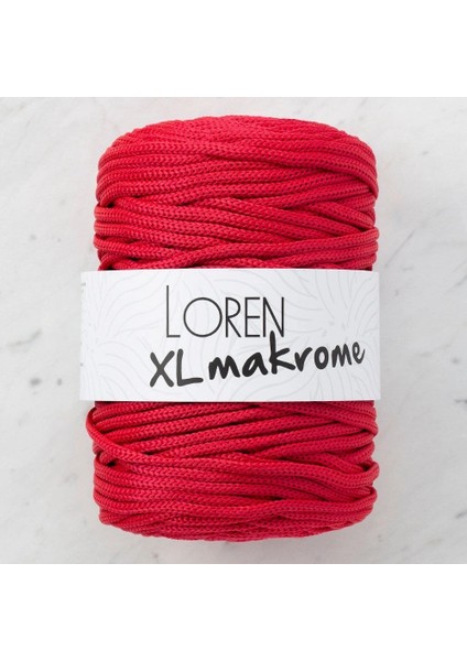 Loren Xl Makrome Kırmızı El Örgü Ipi - R048 - 33714