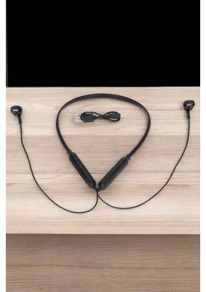 Kablolu Boyun Askılı Dijital Göstergeli Bluetooth Kulaklığı 60 Saat indirimleri