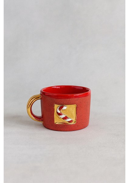 Yılbaşı Şekerli Kırmızı Seramik Fincan fiyatları