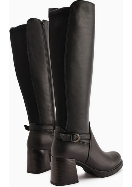 Gerti Siyah Topuklu Kadın Çizme indirimleri