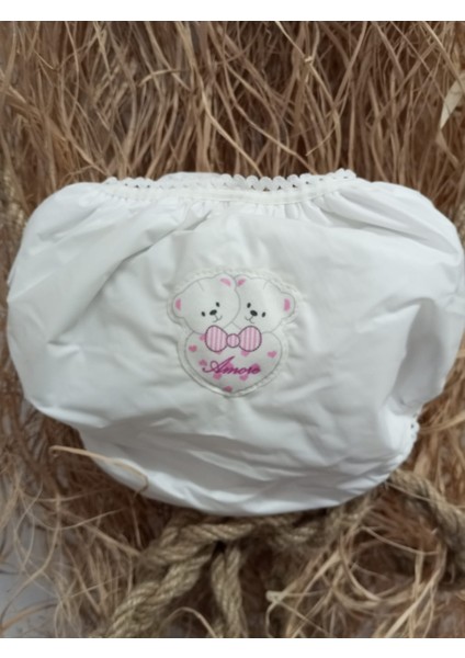 Kız Çocuk Su Geçirmez Çiş Alıştırma Külodu – Ayıcık Desenli