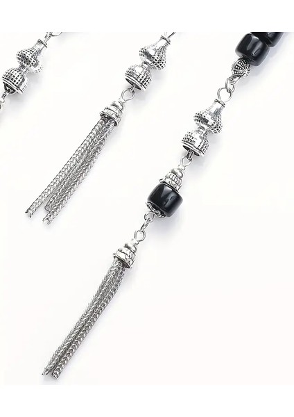 Özel Üretim Sallama Ağabey Tesbih Siyah Doğal Taş Erkek Hediye Tesbih modelleri