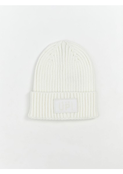 Yeni Sezon Etiket Nakışlı Erkek Çocuk Triko Bere