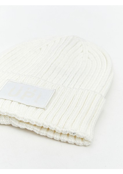 Yeni Sezon Etiket Nakışlı Erkek Çocuk Triko Bere modelleri