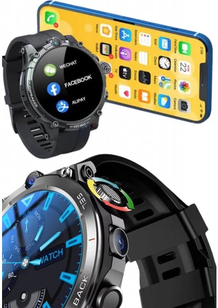 Akıllı Saat Yeni Model Sesli Asistan Bildirim Görme Bluetooth Bağlantılı Müzik Dinleme indirimleri