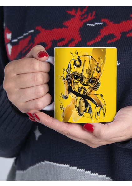 Transformers "bumblebee" Baskılı Porselen Kupa Bardak fiyatları