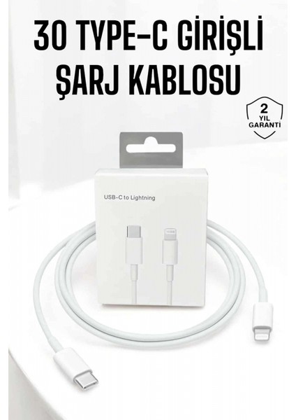 Iphone Uyumlu Ios Uyumlu Lightning Hızlı Şarj Tye C Lightning Şarj Kablosu