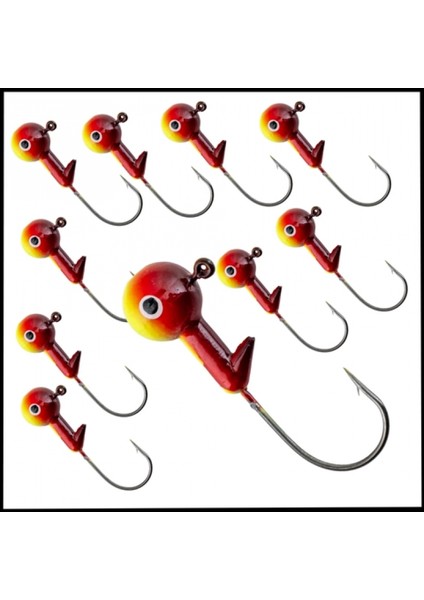 Uyguna-Yakala Sarı Kır. - 21 Gr zoka - Kurşunlu Olta Iğnesi - 10 ADET-ALA.280