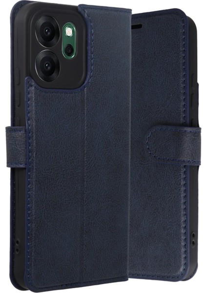 Oppo Reno 14F Trend S Plus Kapaklı Kılıf - LACIVERT-(5796) - MCT9212-6945