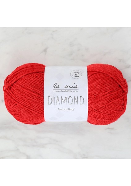 La Mia Diamond Kırmızı El Örgü Ipi - L004 - 33723