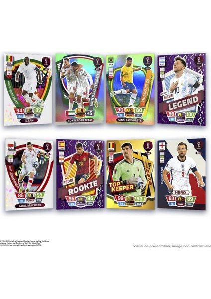 Dünya Kupası Panini Fıfa 2022 Adrenalyn Xl Qatar World Cup Trading Kartı (8 Paket 64 Kart) indirimleri