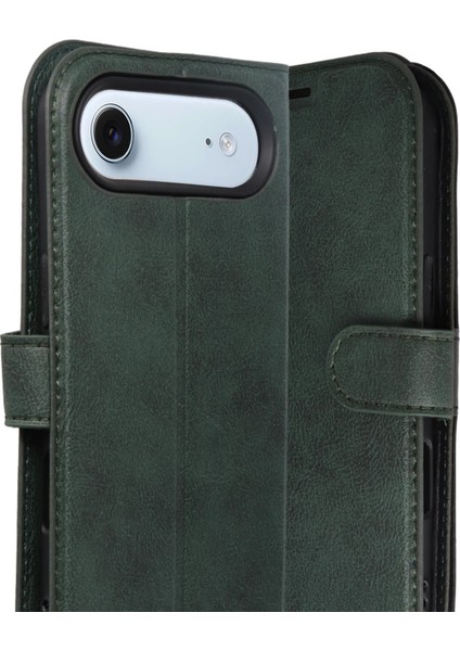 Apple iPhone 17 Air Trend S Plus Kapaklı Kılıf - YEŞIL-(5796) - MCT1982-6844 fiyatları