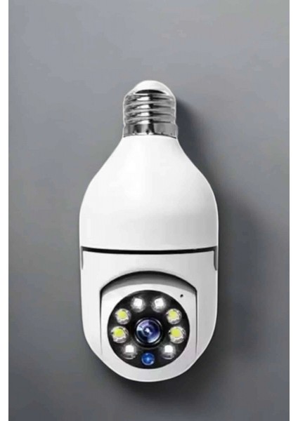 Ampul Görünümlü Güvenlik Kamerası Duylu Wifi Kamerası Dönebilen modelleri