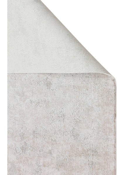 Apex Solid 8351 Bej - Modern Akrilik Dokuma Halı – Yıkanabilir, Dayanıklı ve Şık Dokuma Tabanlı Salon Halısı