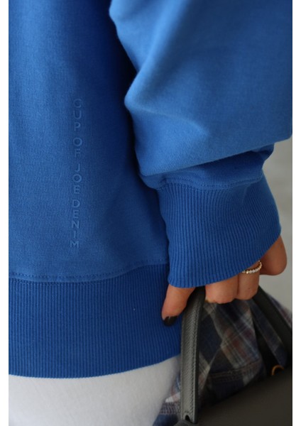 Bisiklet Yaka Oversize Basic Sweat fırsatları