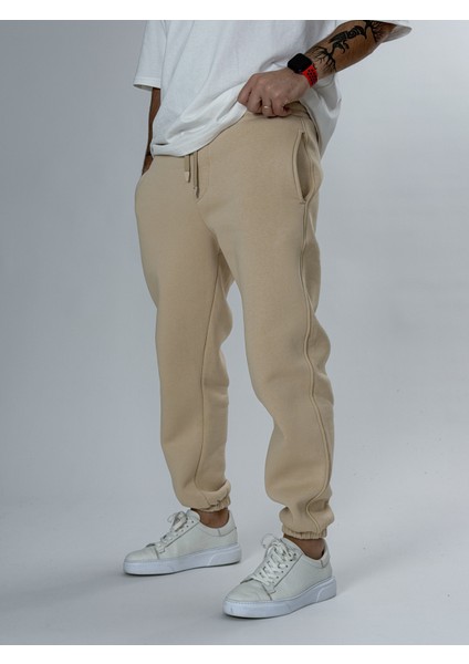Şardonlu Bej Erkek Jogger Eşofman COC2549 fiyatları