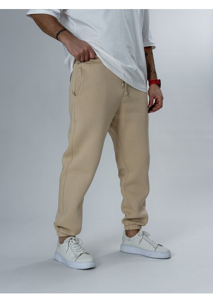 Şardonlu Bej Erkek Jogger Eşofman COC2549 modelleri