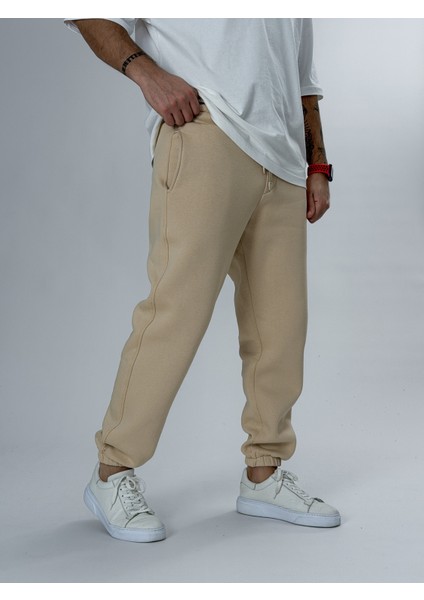 Şardonlu Bej Erkek Jogger Eşofman COC2549 fırsatları