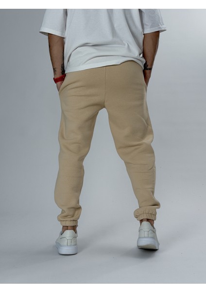 Şardonlu Bej Erkek Jogger Eşofman COC2549 indirimleri