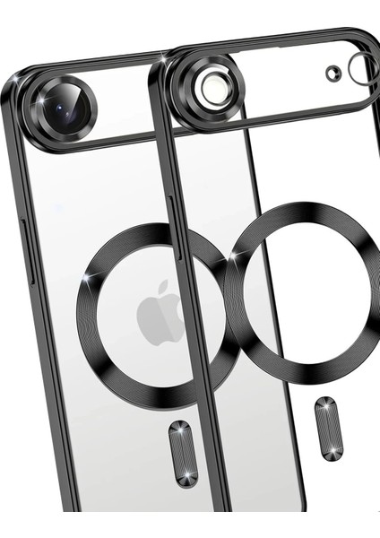 Apple iPhone 17 Air Kross Magneticsafe Kapak - SIYAH-(5796) - MCT4471-5910 modelleri