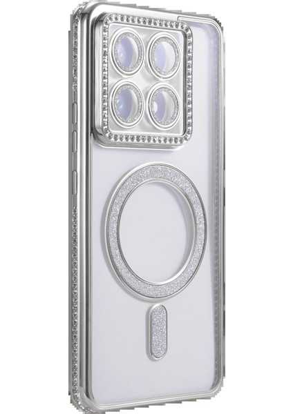 Xiaomi Mi 14T Pro Joke Simli Magneticsafe Kılıf - GÜMÜŞ-(5796) - MCT4673-6411 modelleri