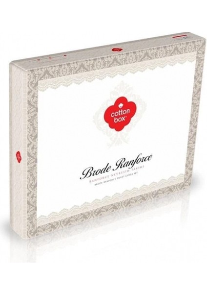 Cotton Box Brode Ranforce Çift Kişilik Nevresim Takımı Joli Kiremit modelleri