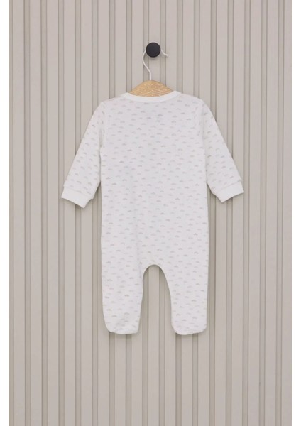 Erkek Bebek Patikli Tulum Krem modelleri