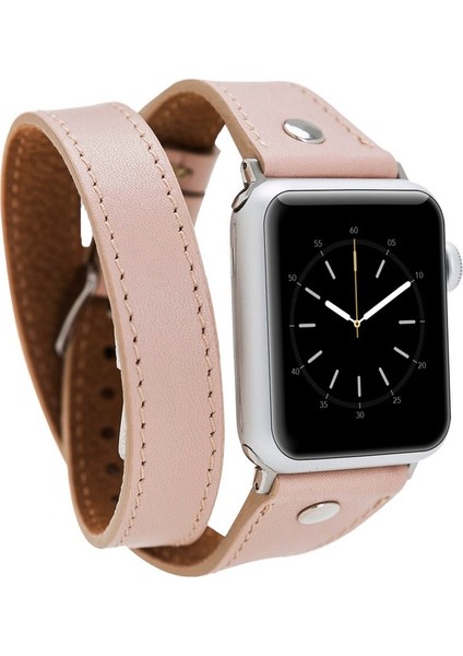 Apple Watch Uyumlu Deri Kordon 38-40-41MM Slim Dtst Nu1