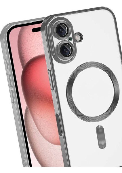 Apple iPhone 17 Kross Magneticsafe Kapak - Titan GRI-(5796) - MCT4274-4401 modelleri