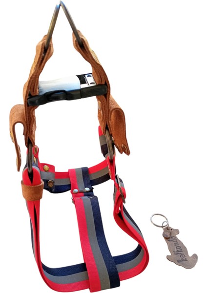 Köpek Göğüs Tasması Küçük, Orta ve Büyük Irk Ayarlamalı Kolon Kordon Lacivert & Gri & Pembe indirimleri