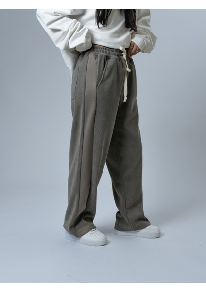 Oversize Gri Kadın Baggy Eşofman COC2532 modelleri