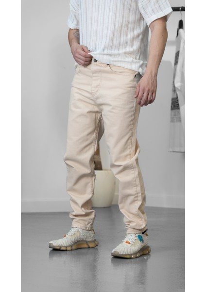 Bej Regular Kot Pantolon COC1234