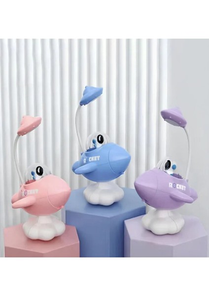 Rocket Gece Lambası ve Masa Lambası – USB Şarjlı LED Işıklı Roket Tasarımlı Çocuk Odası Lambası modelleri