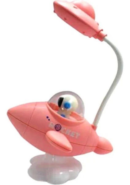 Rocket Gece Lambası ve Masa Lambası – USB Şarjlı LED Işıklı Roket Tasarımlı Çocuk Odası Lambası fırsatları
