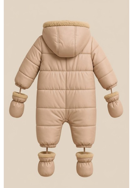 Trend Şık Tasarım ,astarı Kuzu Peluş ,patikli/eldivenli -20 Derce Koruma Bebek-Çocuk Kozmonot-Tulum fiyatları