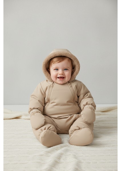 Trend Şık Tasarım ,astarı Kuzu Peluş ,patikli/eldivenli -20 Derce Koruma Bebek-Çocuk Kozmonot-Tulum modelleri