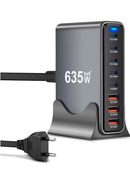 635W Şarj USB Istasyonu Macbok USB Şarj Istasyonu Türiye'de Tek fiyatları