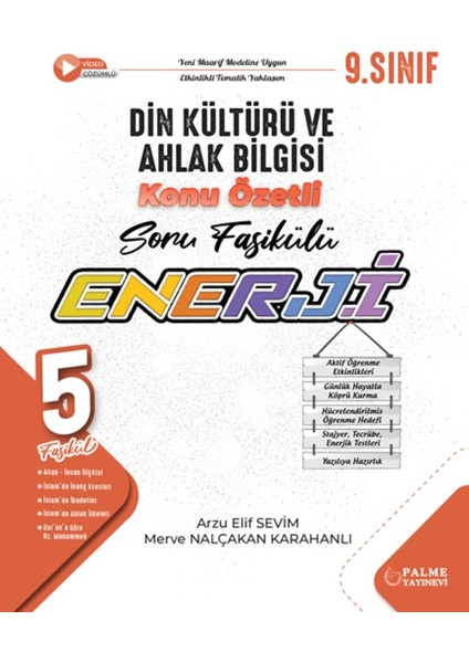 Palme 9 . Sınıf Enerji Din Kültürü Konu Özetli Soru Fasükülleri 5 Fasükül