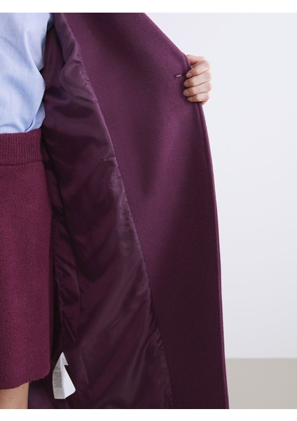 Yeni Sezon Kruvaze Yaka Kadın Kaşe Kaban fırsatları