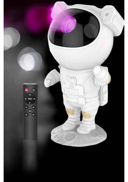 Astronot Bluetooth Hoparlör Gökyüzü Projektör Gece Lambası fiyatları