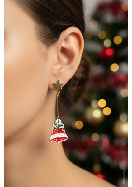 2'li Küpe Yılbaşı Konseptli Asimetrik Küpe Serisi fiyatları