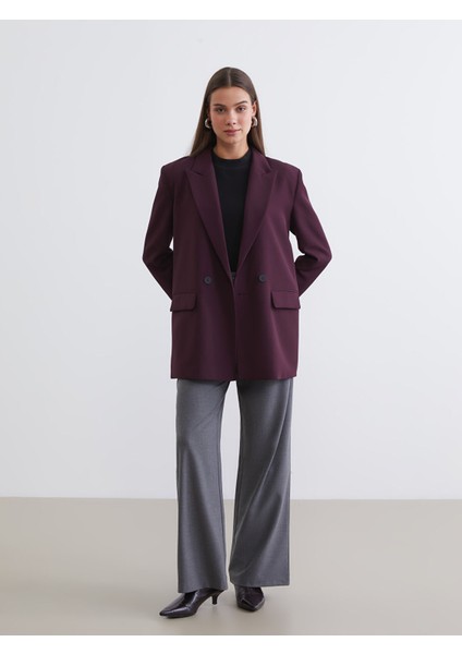 Yeni Sezon Düğme Detaylı Kadın Blazer Ceket fiyatları