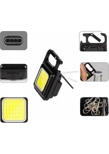 Anahtarlık Çok Amaçlı Mıknatıslı Taşınabilir Işık LED Şarjlı modelleri