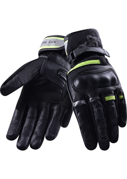 Tempest H2O Kışlık Motosiklet Eldiveni Neon Sarı
